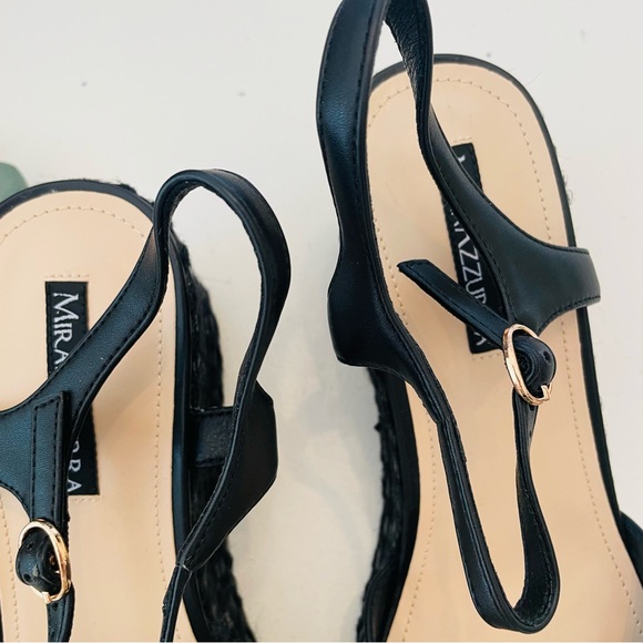 MIRAAZZURRA Espadrilles Wedge Sandals - Picture 2 of 8